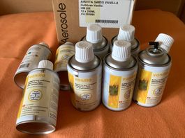 8 x Duftspray AIRVITA VANILLA à 250ml, nat. ätherische Öle