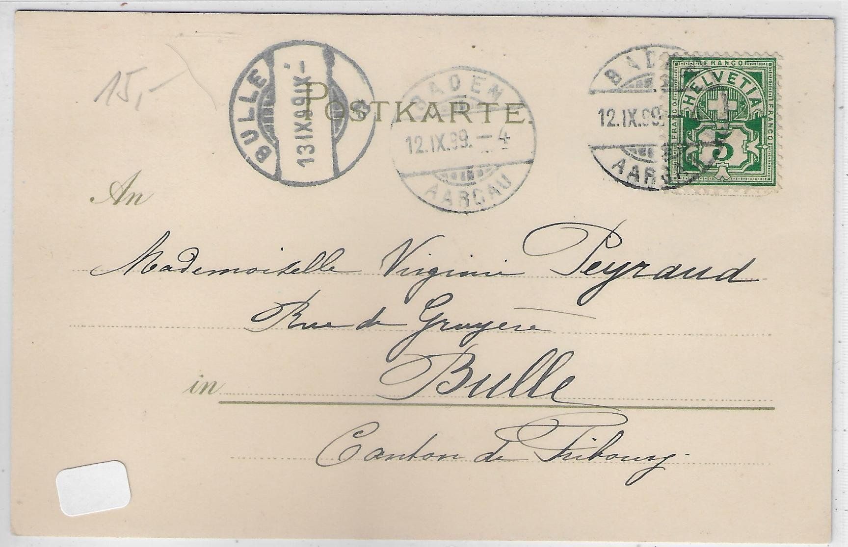 Cartoline postali: Mode - Damen - Couple - Femmes 1899 – Usato da Ettingen venduto da Kartenplanet 1