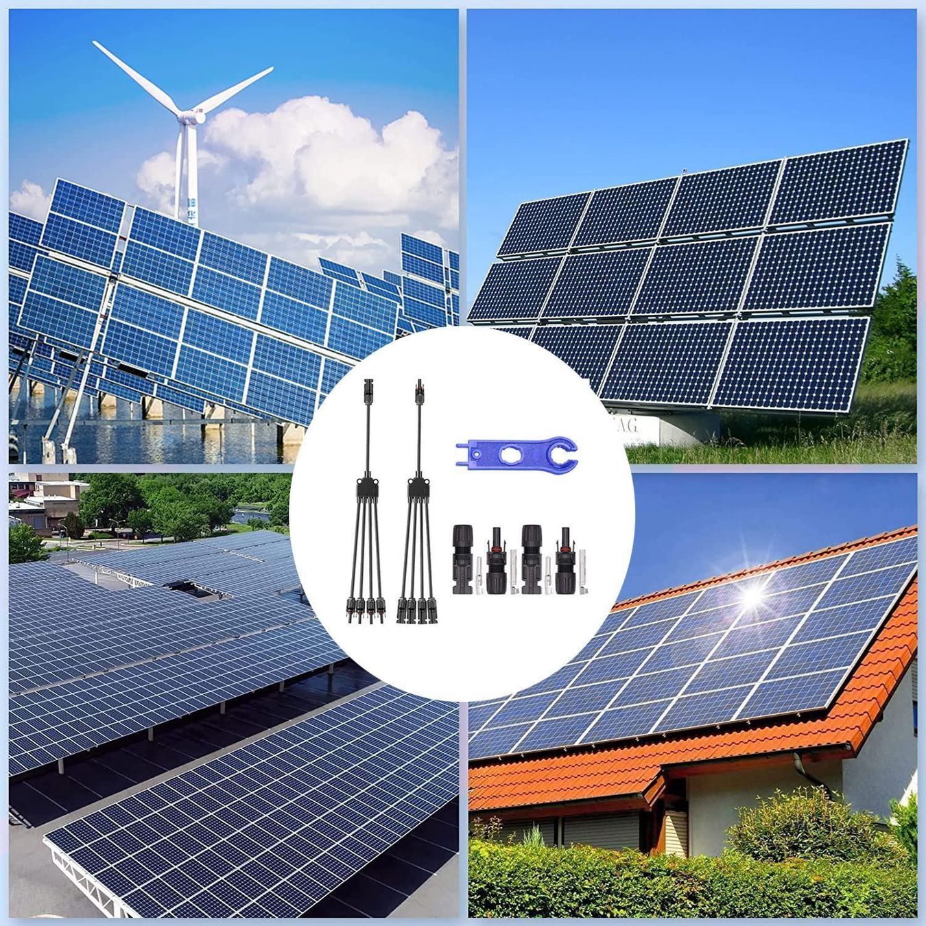 Unità & Adattatore: Solarpanel Y Stecker 4-fach Y Verbinder – Nuovo (secondo la descrizione) da Thun venduto da keller001 3