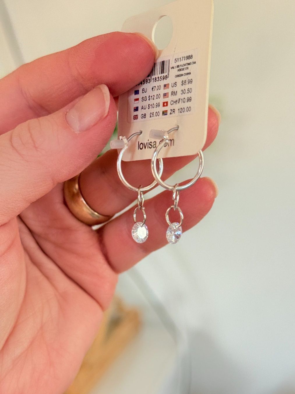Orecchini pendenti & Orecchini a lobo: Paire de boucles d'oreilles Lovisa – Nuovo (secondo la descrizione) da Genève venduto da AGBERG 3