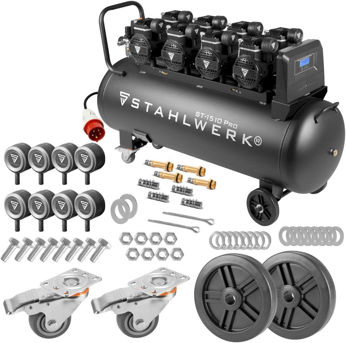 Compressori: STAHLWERK ST-1510 Pro Kompressor 10 bar – Nuovo e nell'imballaggio originale da Bottighofen venduto da zaap 8