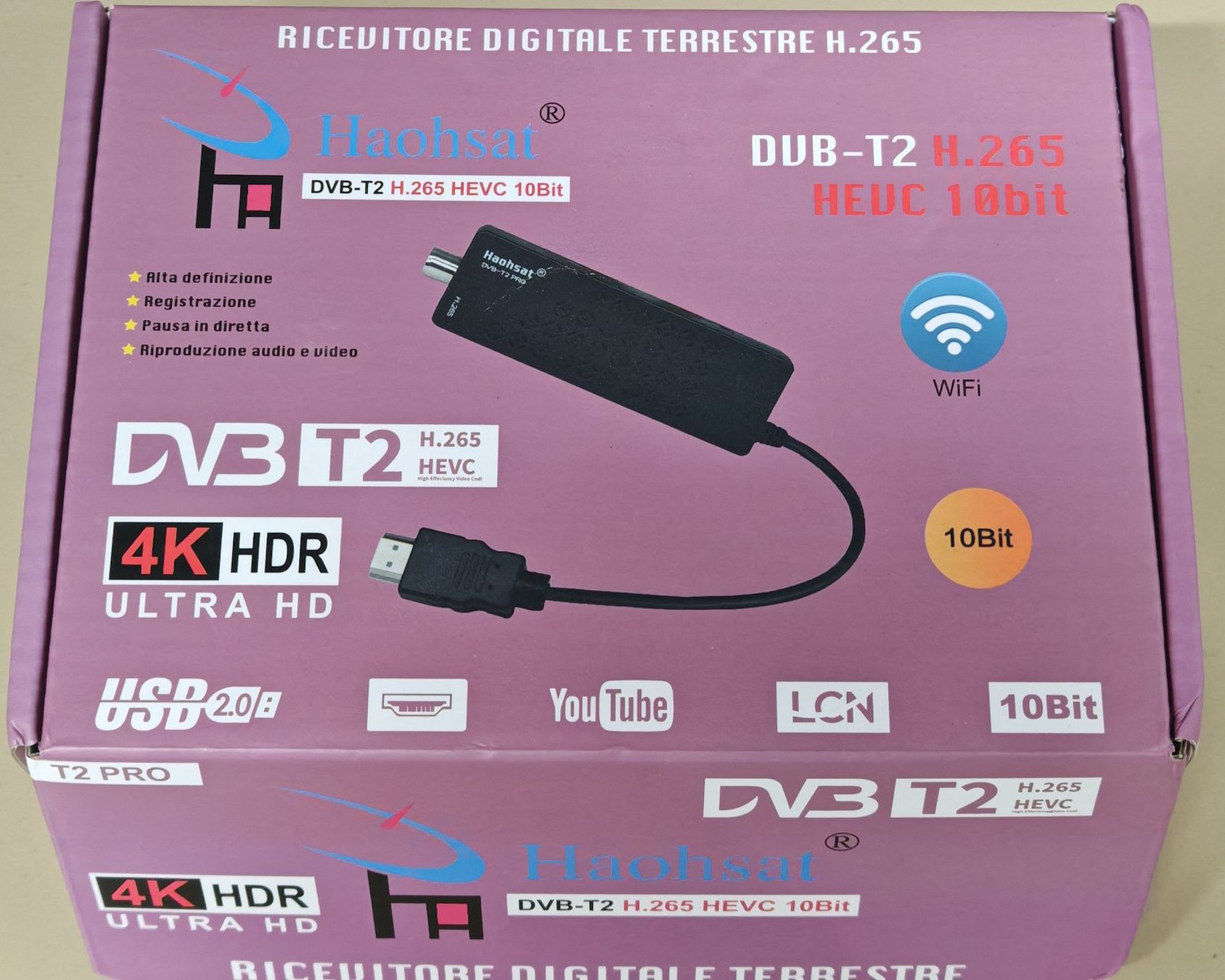 Ricevitori: DVB-T2  Digital Receiver – Nuovo (secondo la descrizione) da Volketswil venduto da Breiti37