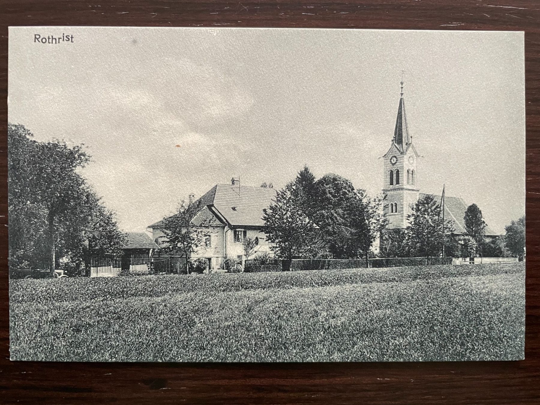 Cartoline postali: ROTHRIST Kirche, 2 Ansichtskarten – Usato da Wald ZH venduto da TLILEF 1