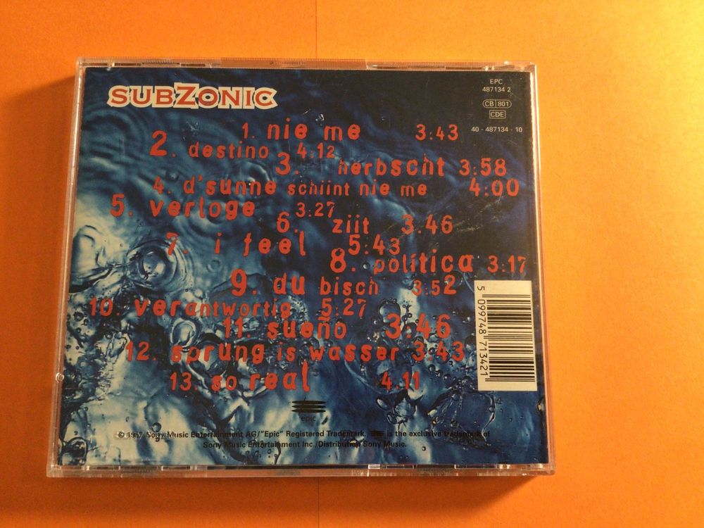SUBZONIC, CD 1997 | Kaufen auf Ricardo
