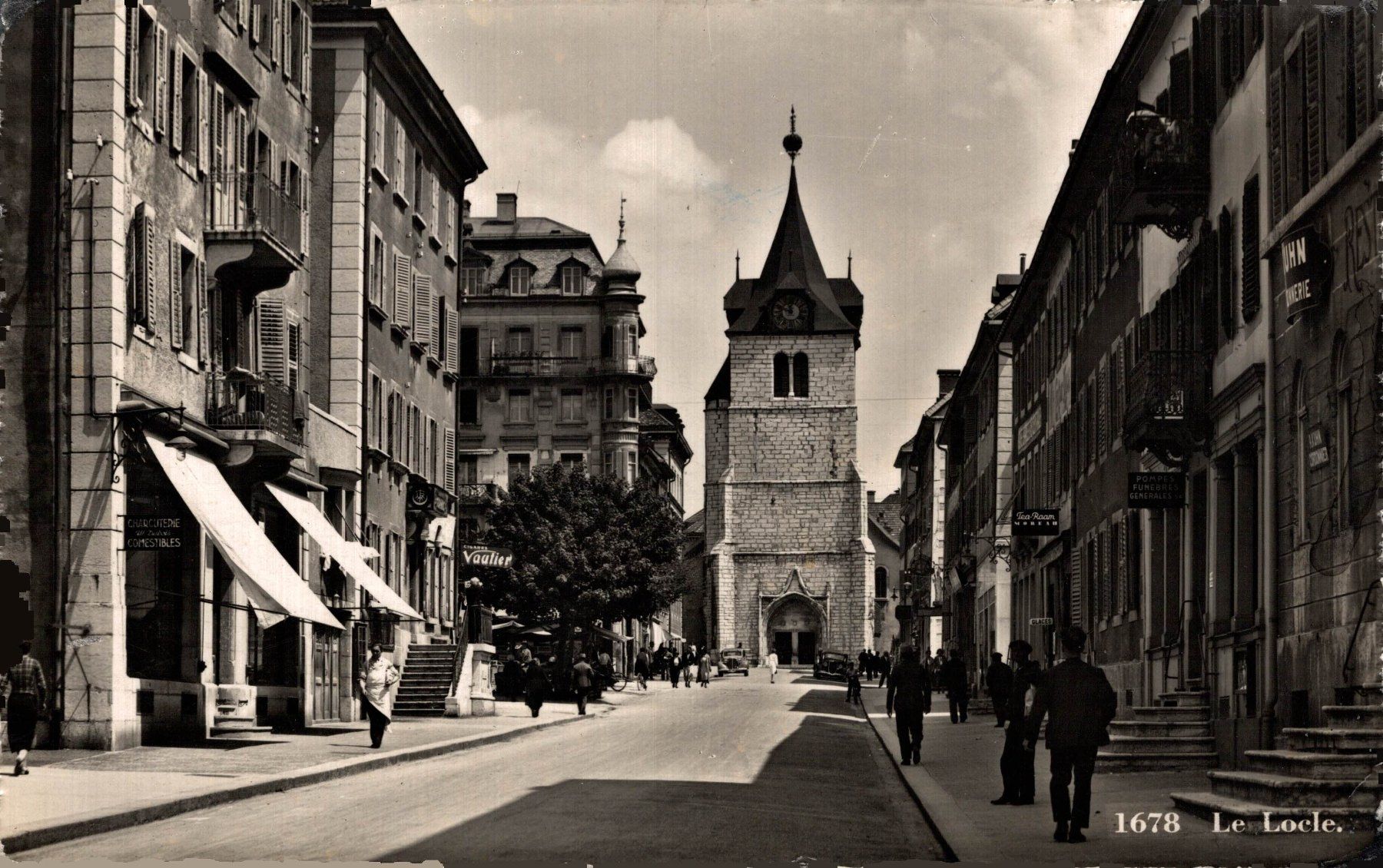 Cartes postales: Le Locle. Place du Marché – D'occasion à Bronschhofen par Astore