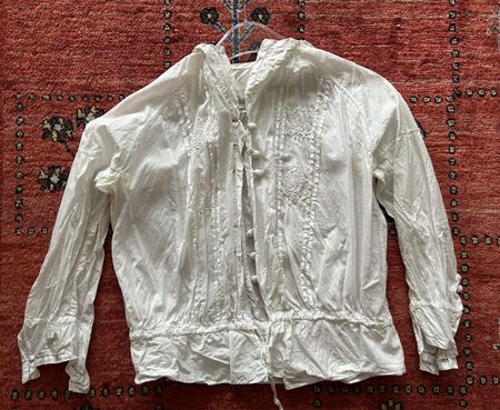 Antike Bluse Baumwolle 1900
