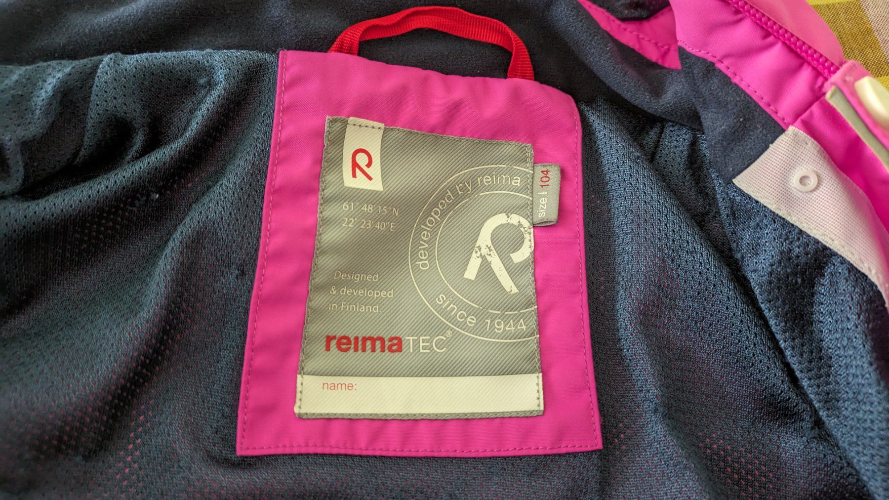 Reima Giacche & Cappotti: Pinke reimaTEC Regenjacke 98/104 – Usato da Staufen venduto da Fleby84 3