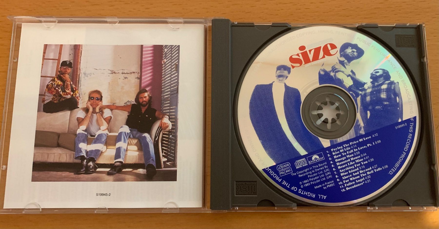 CD: BEE GEES "SIZE Isn't Everything" – Usato da Hombrechtikon venduto da Rosi1970 2