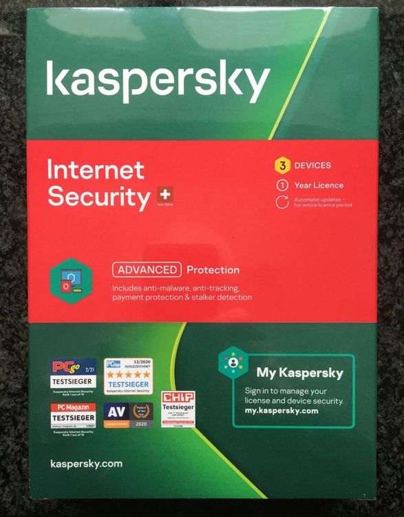 Kaspersky Internet Security 3PC 1Jahr - GLOBALE AKTIVIERUNG | Kaufen ...