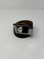 Gürtel Leder Schwarz Grösse 100/115 mit Schnalle Condotti