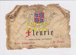 Etikette - Fleurie /bd