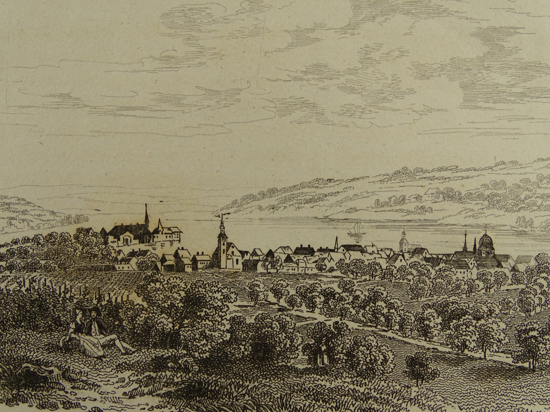 Incisioni: STECKBORN, STAHLSTICH 1836 – Usato da Grüningen venduto da Kartensammler 2