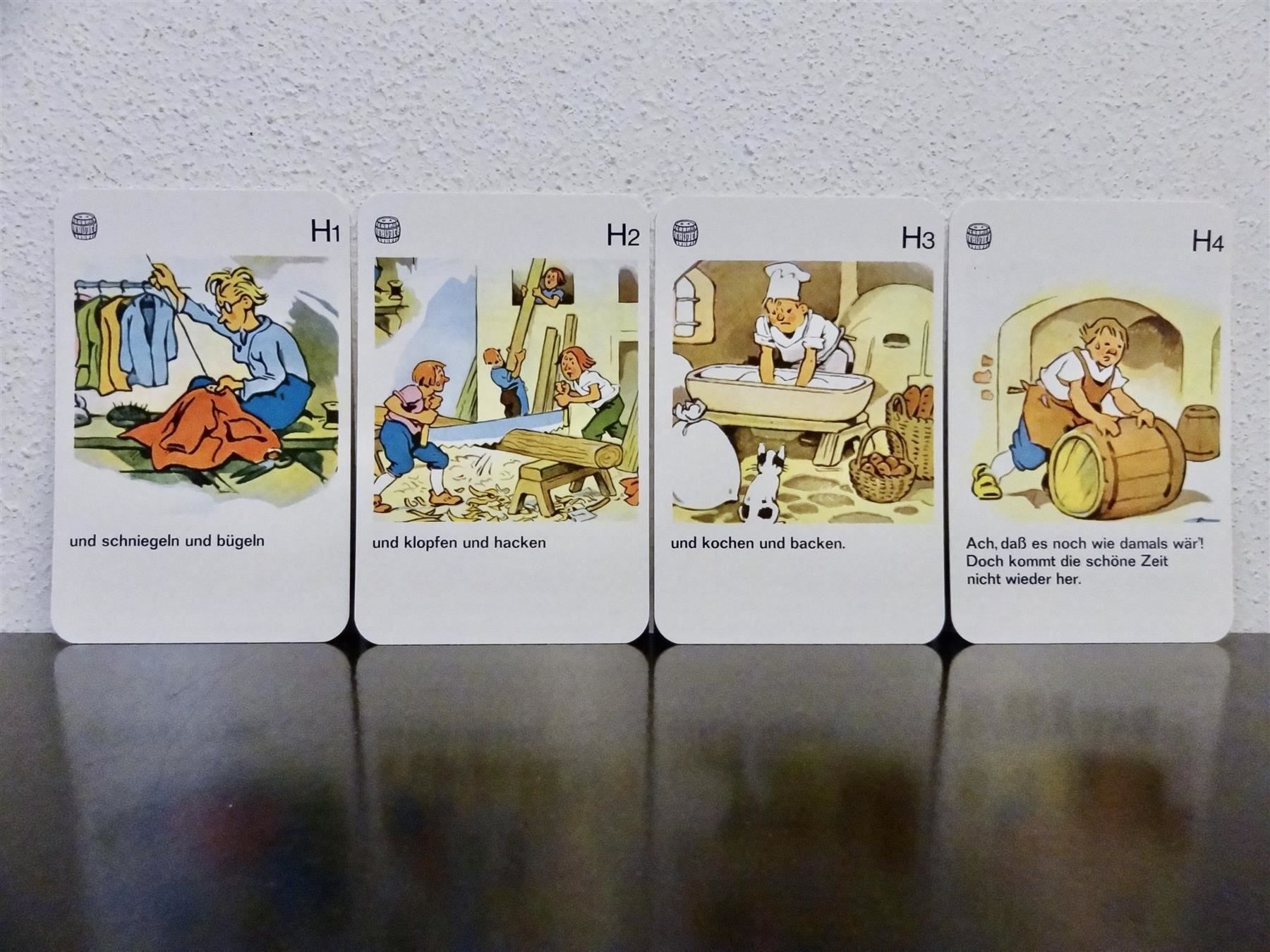 Spiele: schönes altes Quartett HEINZELMÄNNCHEN – Gebraucht aus Kerzers von wisaundso 9