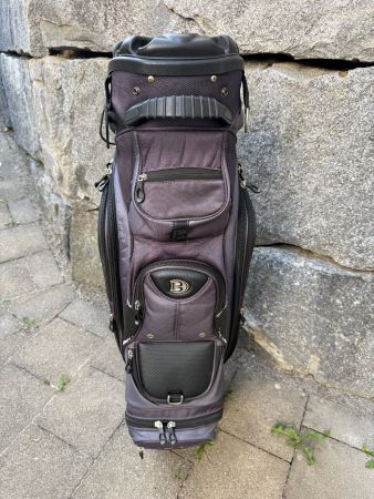 Original Bennington Silent Cart Golf Bag, Schwarz-BlauGrau