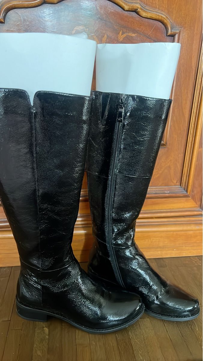 Gerry Weber Scarpe da donna: Lackstiefel Schwarz, Grösse 38 -  Gerry Weber – Nuovo (secondo la descrizione) da Uetikon am See venduto da Sarahm76