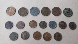 Alte 1 und 2 Rappen Jahrgang 1929-1954