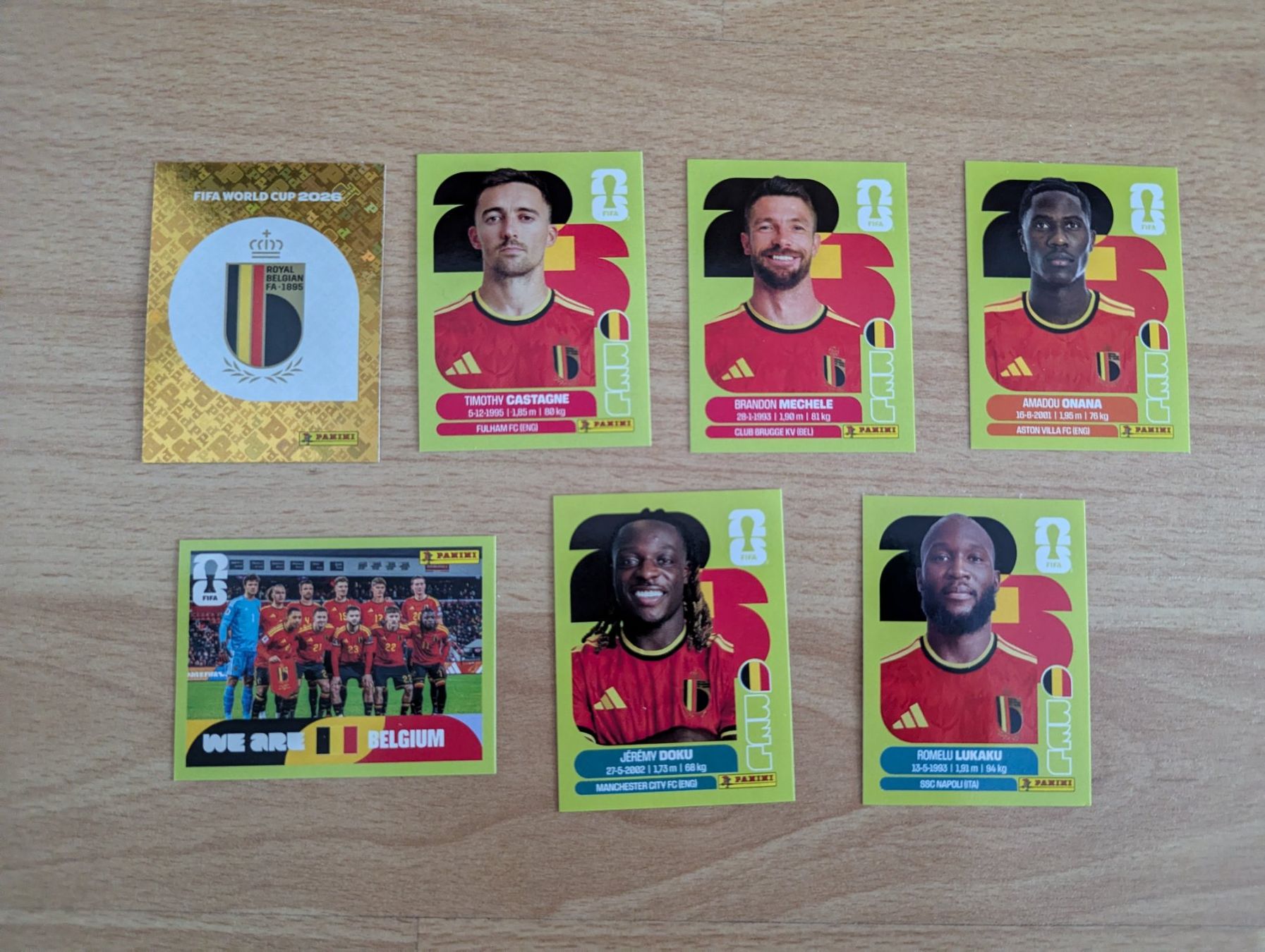 Panini Carte collezionabili: Panini WM 2026 verschiedene Bilder BEL – Nuovo (secondo la descrizione) da Horgen venduto da Danosh17