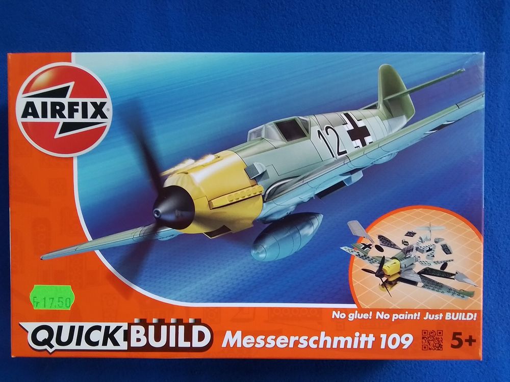 Airfix J6001 Messerschmitt 109 QuickBuild Flugzeug Bausatz | Kaufen Auf ...