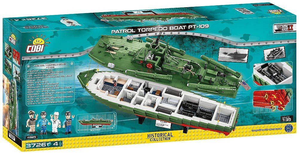 Cobi Jeux de construction: ✨NEU & OVP! COBI 4825 Torpedoboot PT-109 – Sammler-Modell🚤 – Neuf avec emballage d'origine à Rorschach par Exonic 2