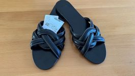 Pantolette Mango / Leder / 38 / Sandale    ***NEU & OVP ***