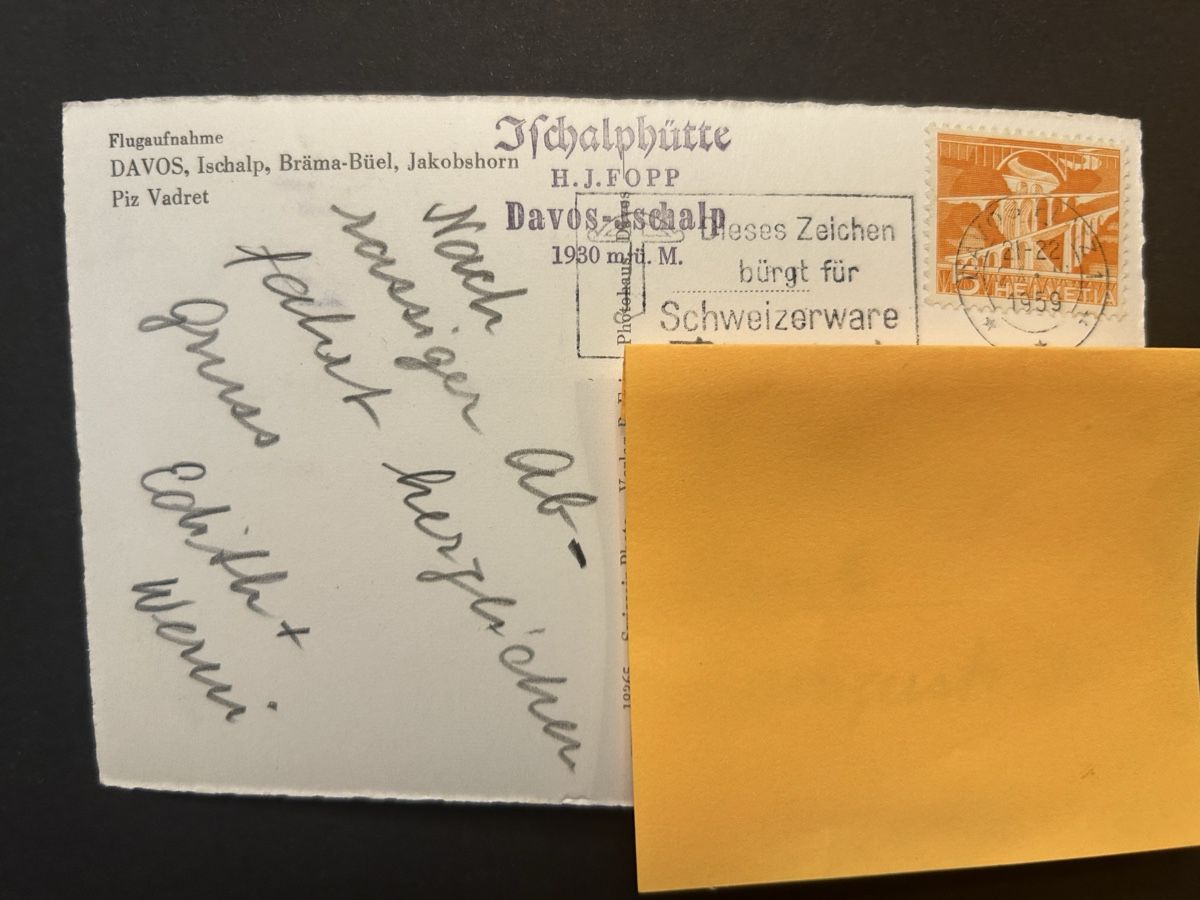 Cartes postales: Davos Alpen Flugbild – D'occasion à Fanas par Alessio11 1