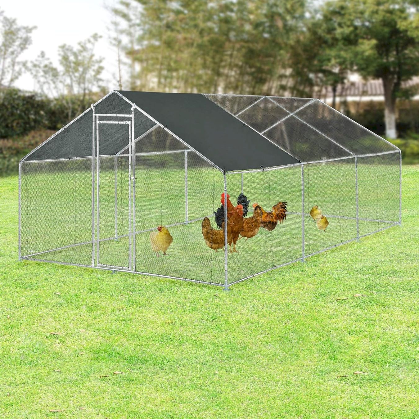 Gabbie, trasporto & Sicurezza: Freilaufgehege 3x6x2m mit Sonnendach – Nuovo e nell'imballaggio originale da Bottighofen venduto da zaap 5