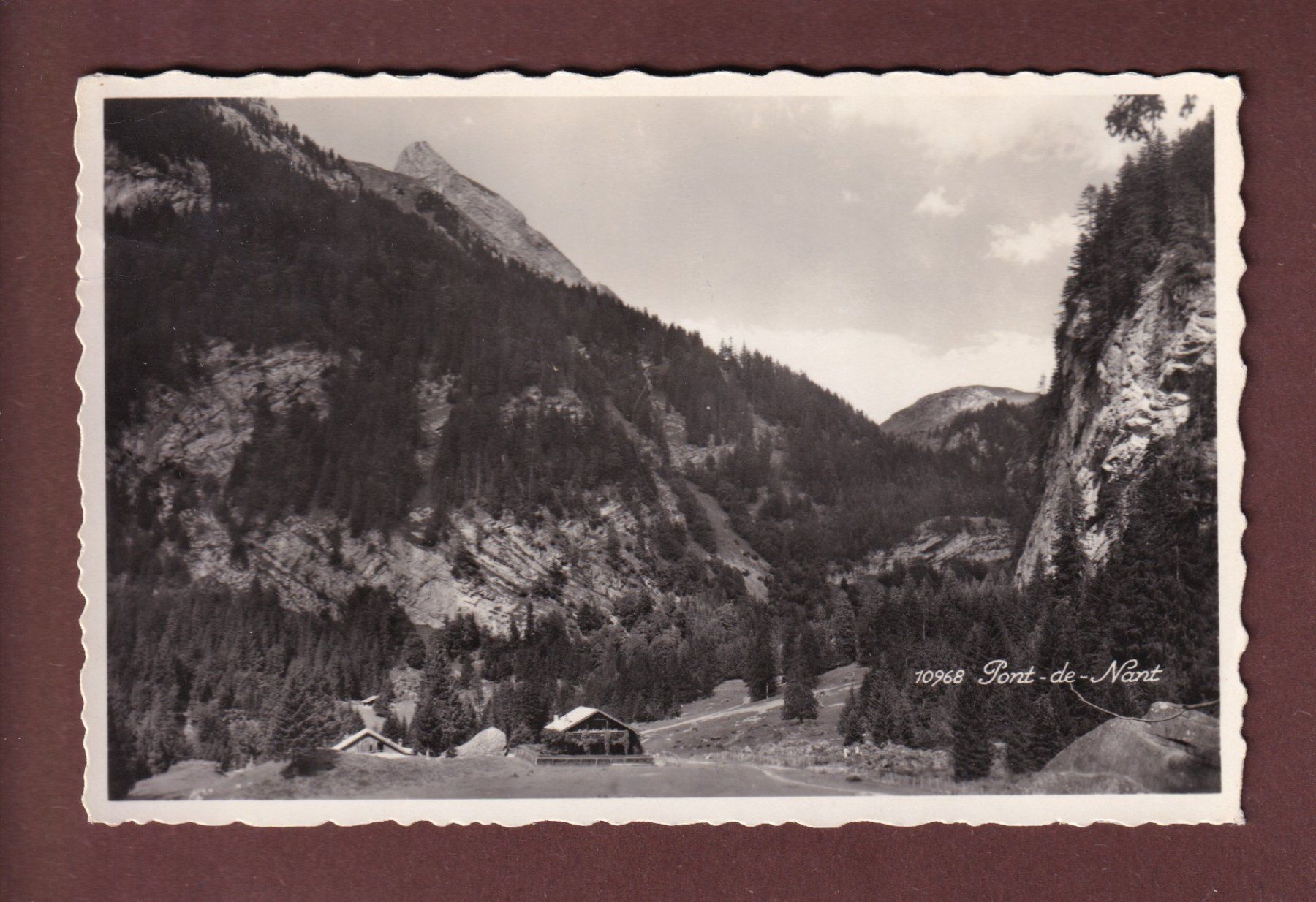Cartoline postali: PONT DE NANT - 1951 – Usato da Pully venduto da nicecards-shop