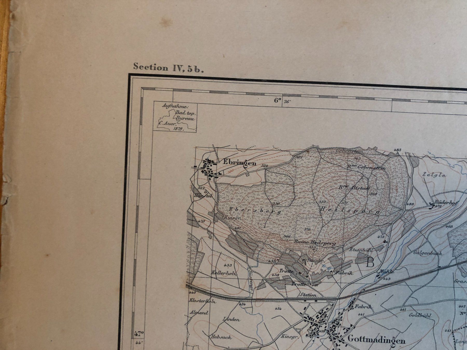 Cartine & Atlanti: Siegfriedatlas Bl. 46: Ramsen 1885 – Usato da Zürich venduto da allp 3