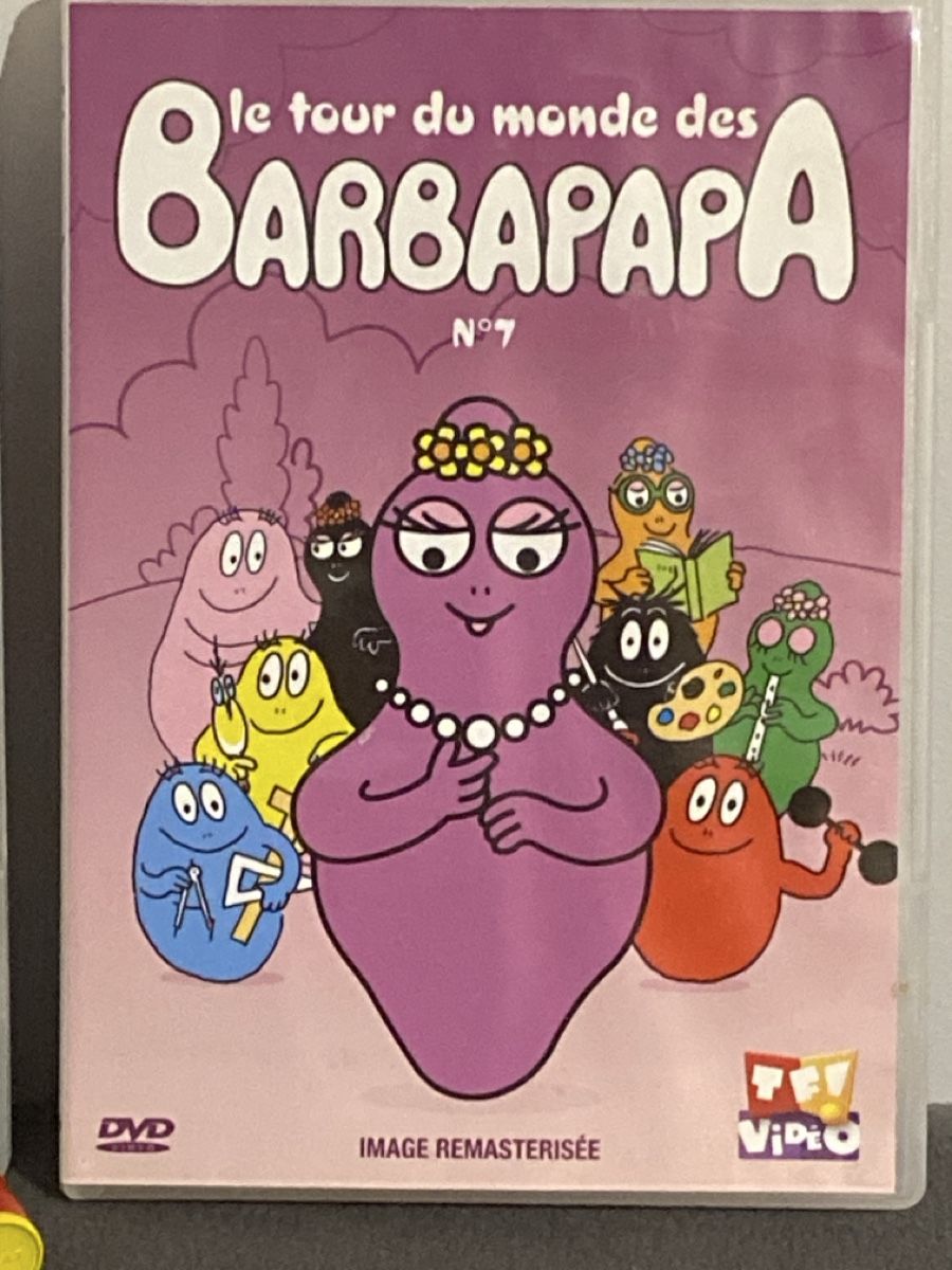 Tutti i DVDs: Lot de 3 DVD Barbapapa + figurines – Usato da Fribourg venduto da Ldan 3