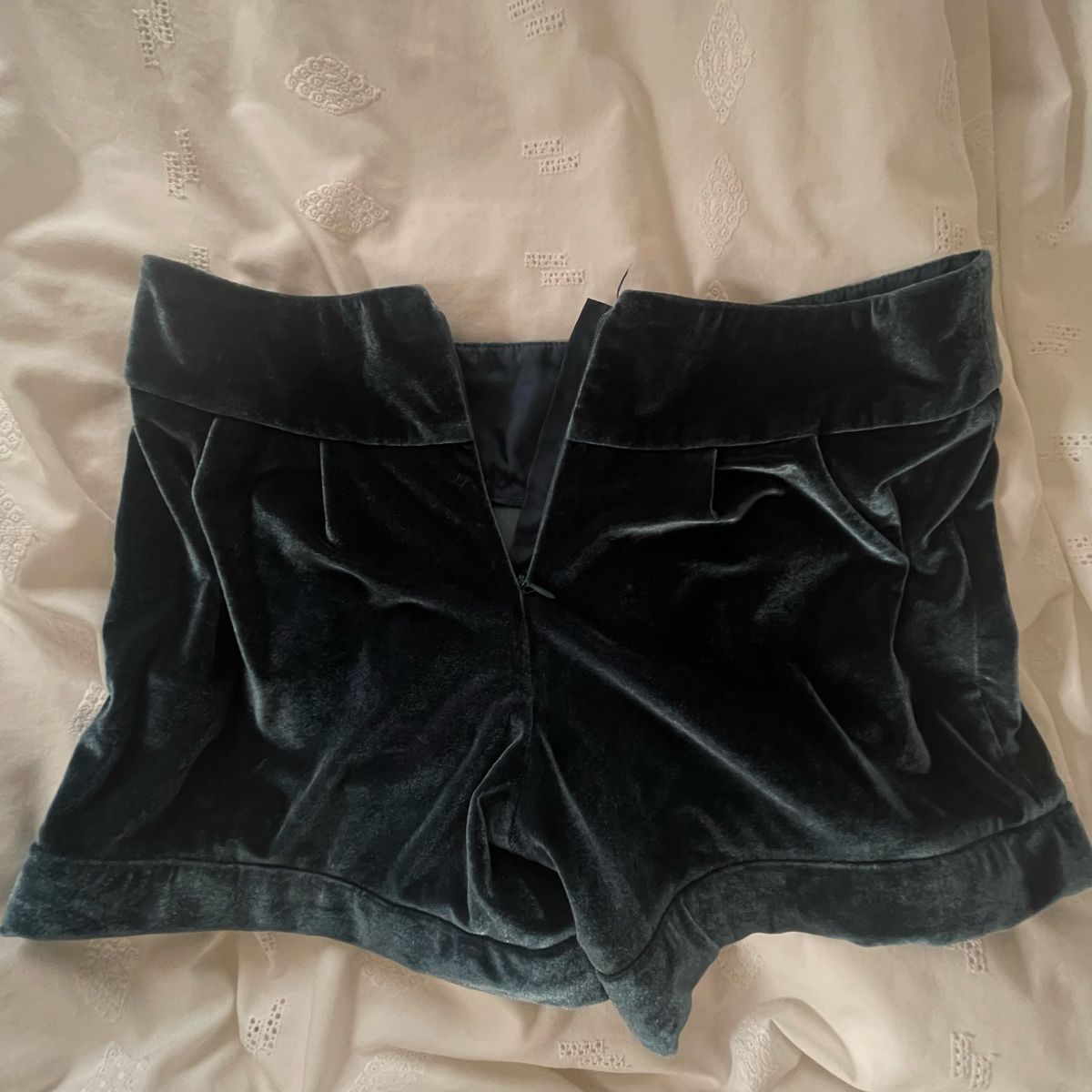 Pantaloni: Türkise Shorts aus Samt – Usato da Baden venduto da Julikoo 2