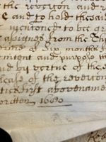 💚Antike Pachturkunde auf Pergament 1680 🇨🇭Villenauflösung