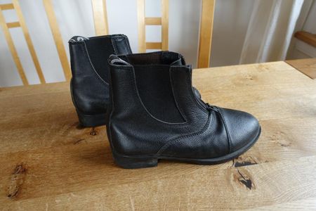 Schwarze Reit Stiefeletten Loesdau, Grösse 36 (ZH 8006)