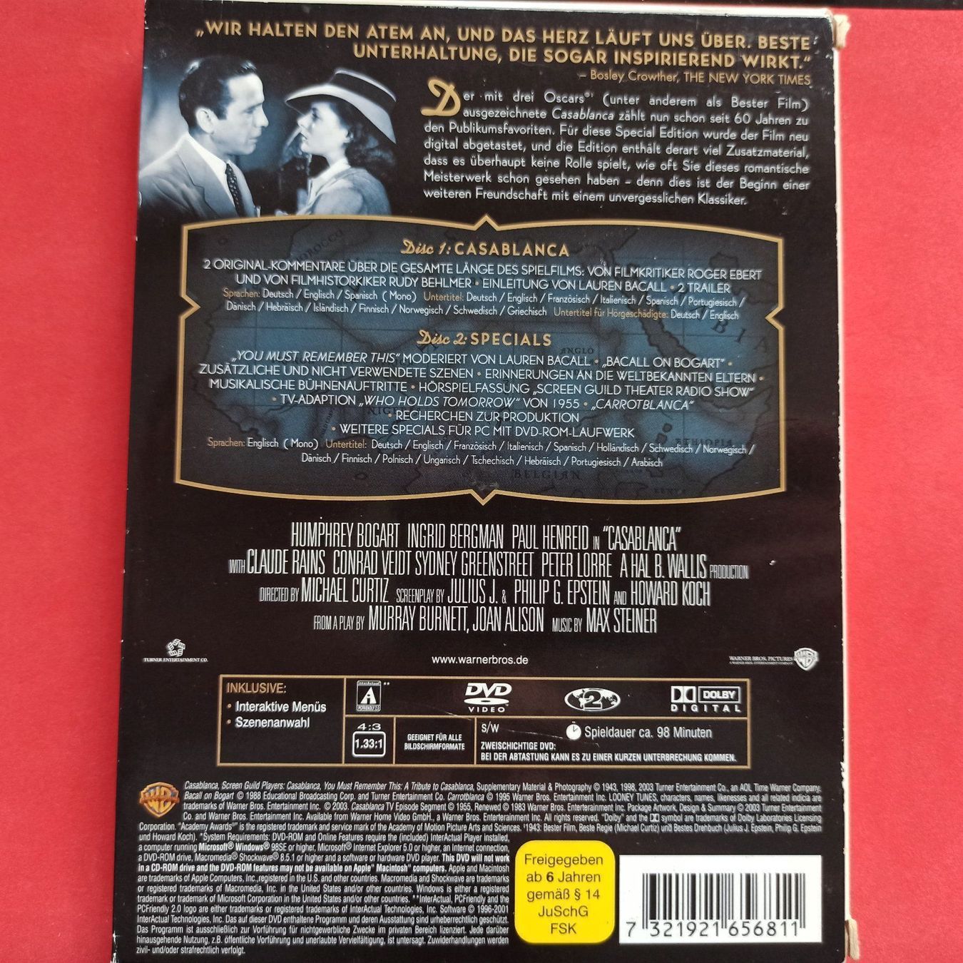 Tutti i DVDs: Casablanca - (1942) – Usato da Dübendorf venduto da kb86_MOVIE 1