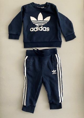 Ensemble Adidas survêtement bleu foncé taille 86