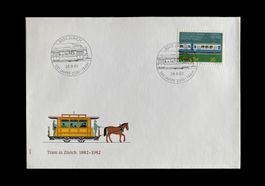 100 Jahre Tram Zürich Rösslitram StStZ VBZ Jubiläum Kuvert