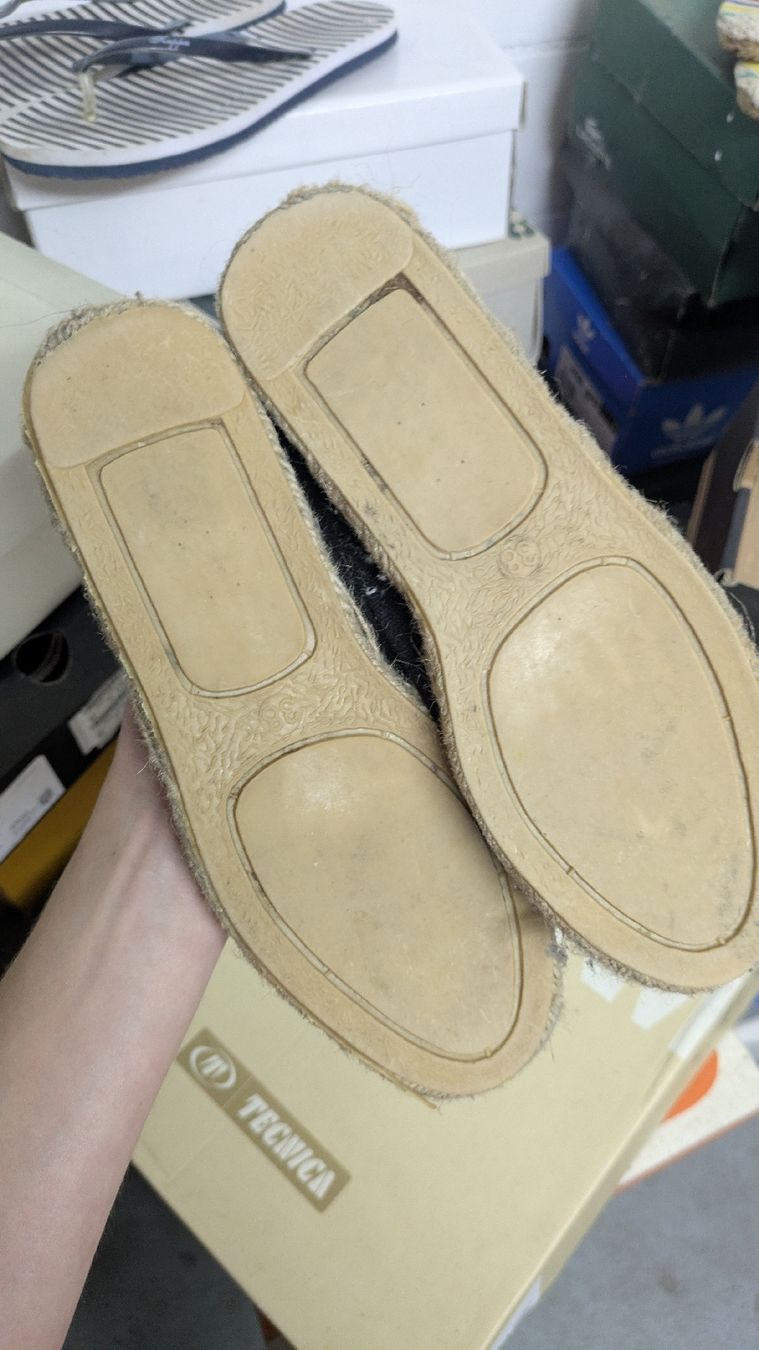Scarpe da uomo: Espadrilles schwarz – Usato da Morgarten venduto da rra_jvw7 2