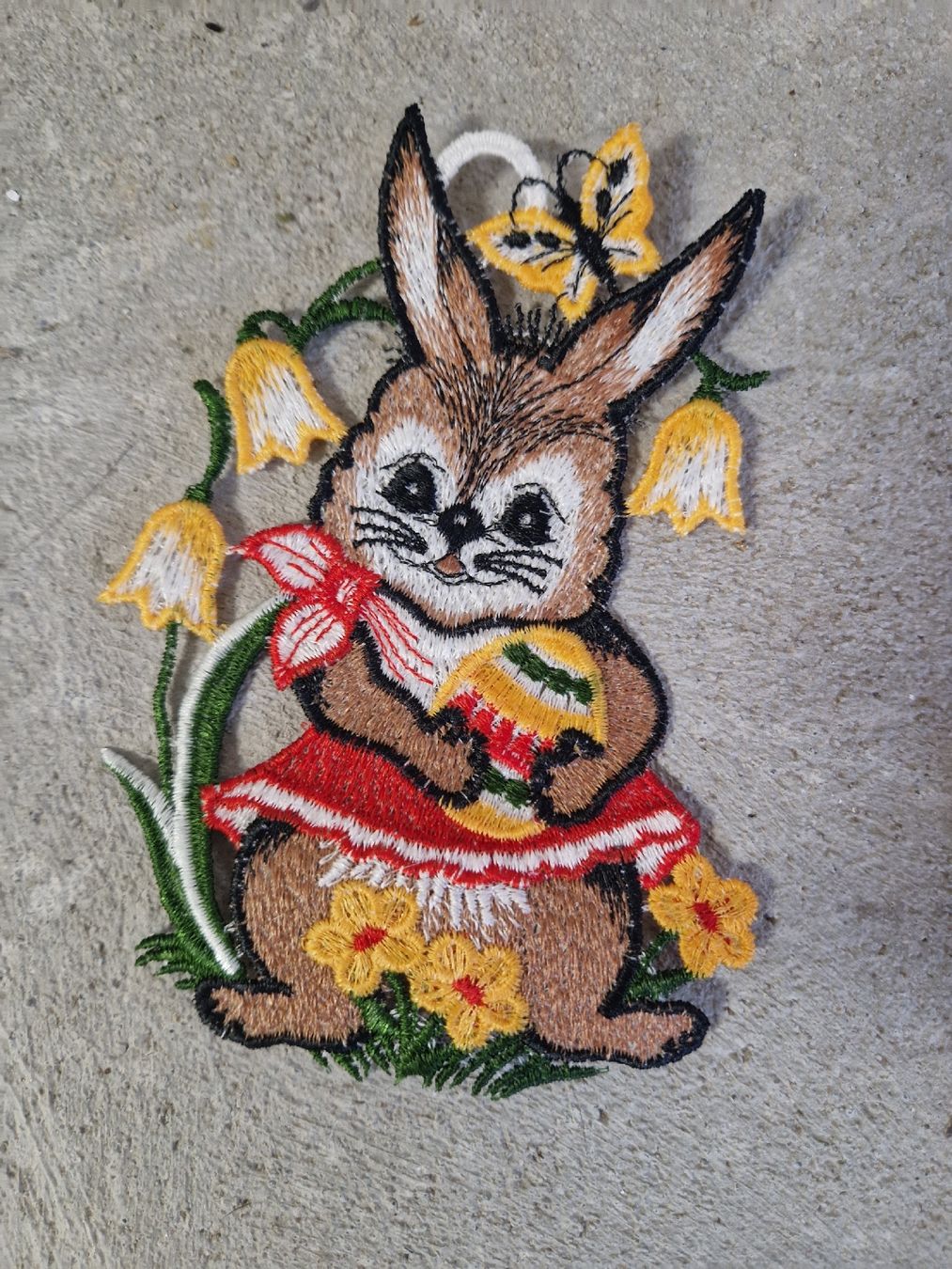 Tutte le decorazioni: Osterhasen aus Plauener Spitze Deko – Nuovo (secondo la descrizione) da Weggis venduto da Oswadan 1