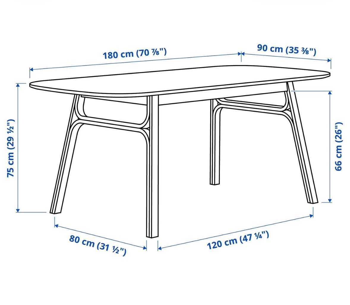 Ikea Tische: Esstisch IKEA Voxlöv / 180x90cm – Gebraucht aus Bern von tho_vsv5 5