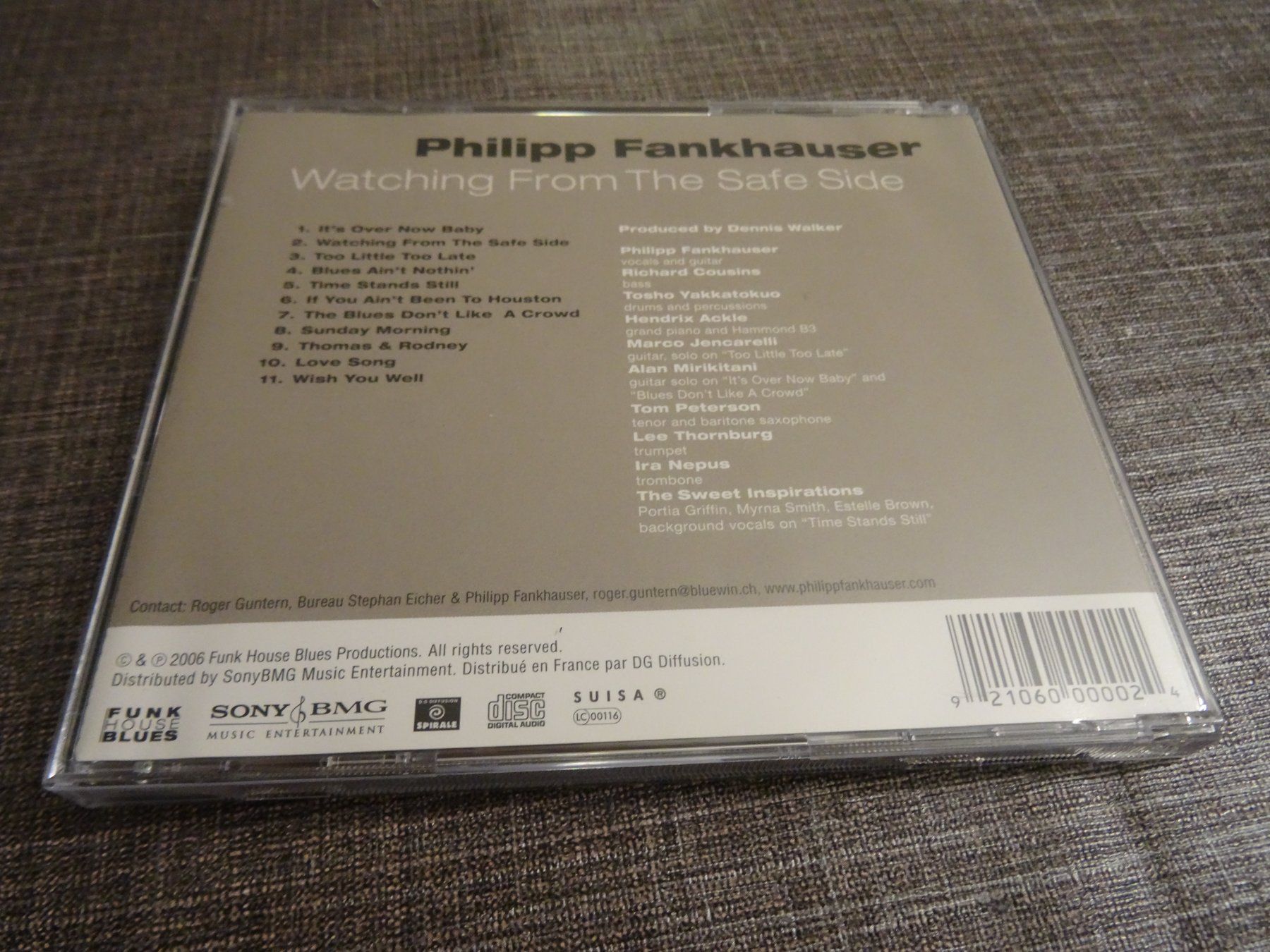 CD: Philipp Fankhauser: Watching From The Safe Side CD – Usato da Olten venduto da Disc-Ausverkauf 1