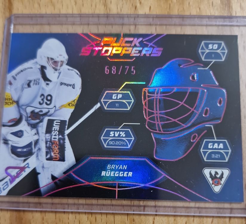 Bryan Rüegger Puck Stoppers Karte 68/75 | Kaufen auf Ricardo