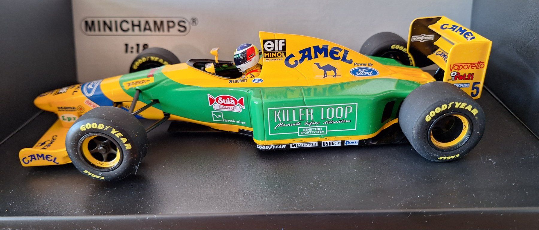 Benetton Modellautos: Benetton B193 F1 Michael Schumacher mit Killer Loop 1:18 – Gebraucht aus Rebstein von Type25 6