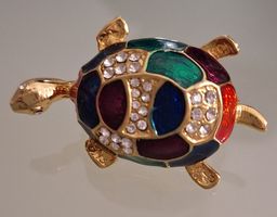 SCHILDKRÖTLI BROSCHE