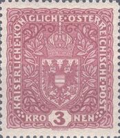 Kaiserreich Österreich 201 I A, 3 Kronen Wappenausgabe **