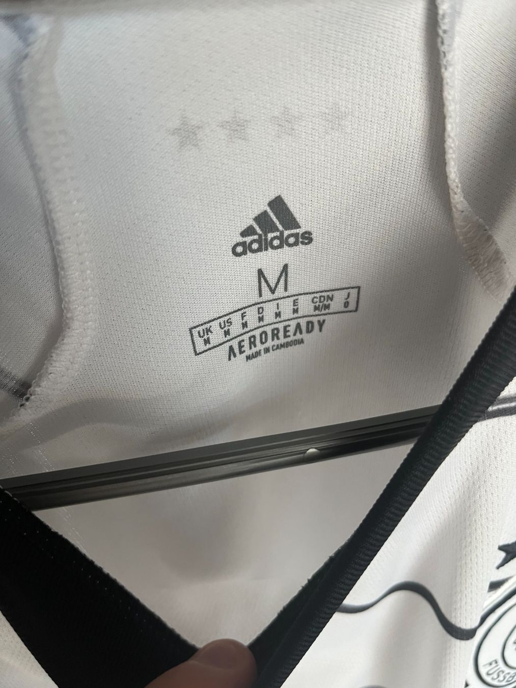 Adidas Canottiere & Pantaloni: Maillot Allemagne taille M – Usato da Collombey venduto da Bastien1889 2