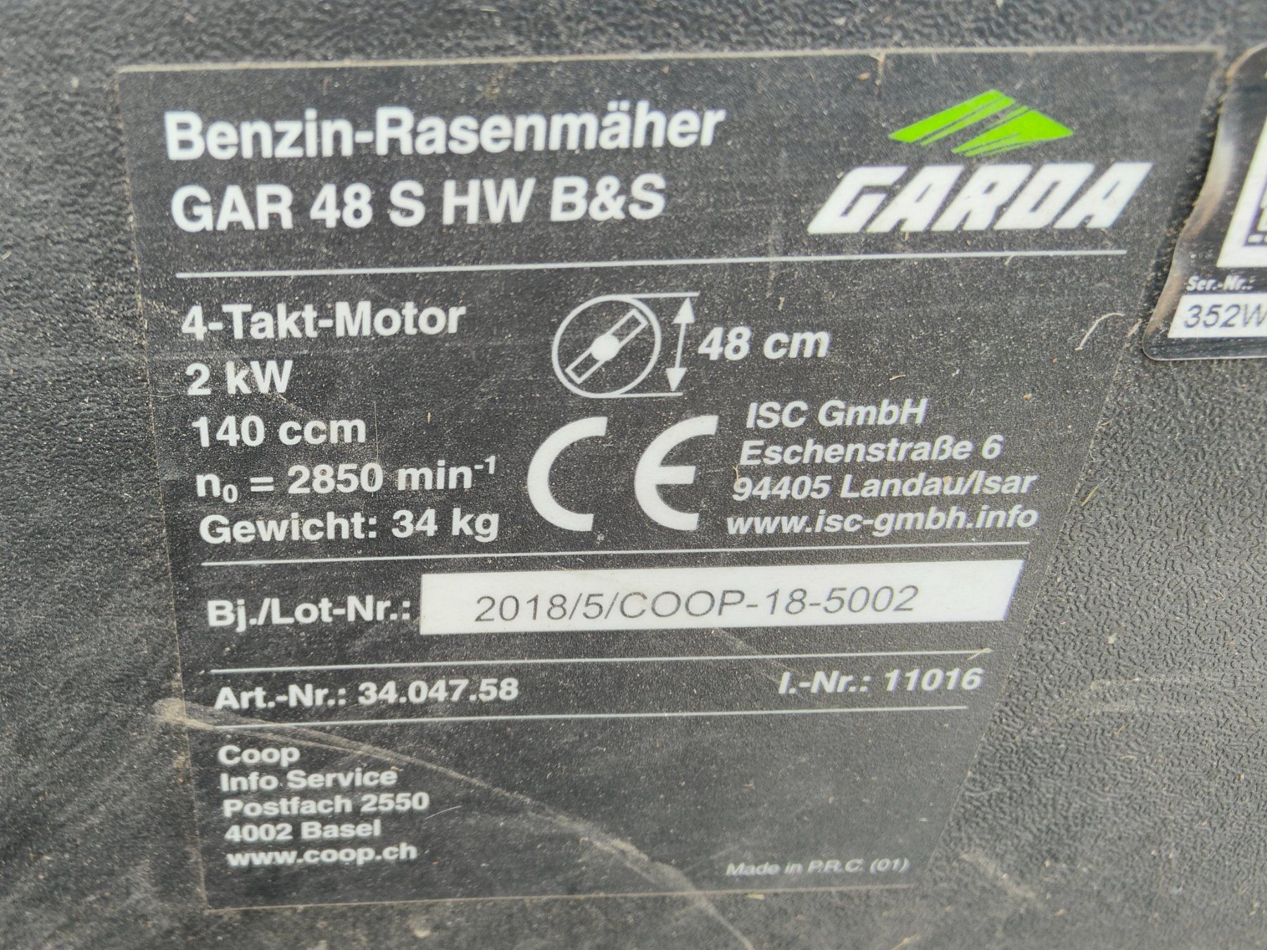 Rasenmäher: Garda Benzinrasenmäher mit Antrieb – Gebraucht aus Schöftland von sil_bn9x 4