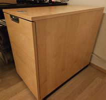 Gebrauchter Büro Rollcontainer mit zwei Tablaren, Top!
