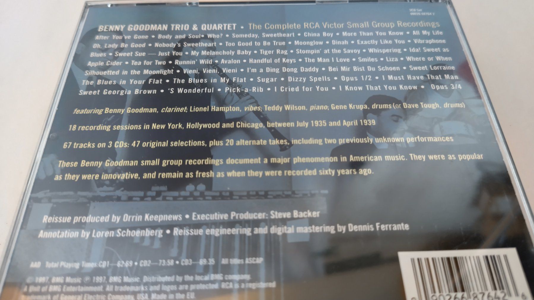 CD: Benny Goodman - The Complete RCA Victor Small Group Recordin – Usato da Bellach venduto da JingleJerry 2