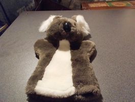 Handpuppe Koalabär, grau/weiss