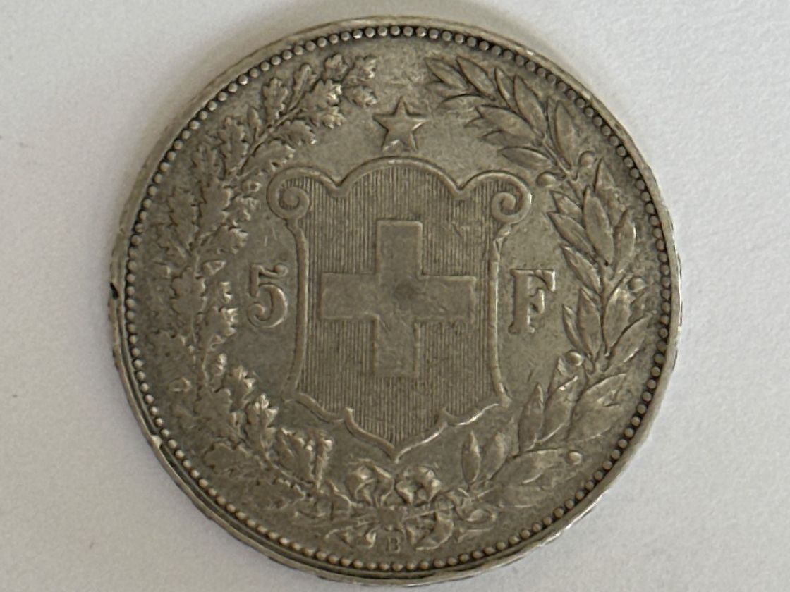 Tutti le monete: 5Fr 1894 – Usato da Erlach venduto da gubbe1