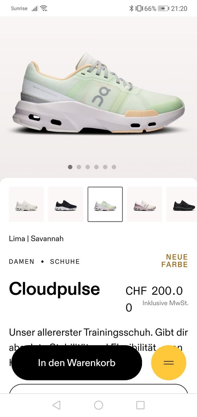 On Scarpe da donna: On Cloud Damen Trainingsschuh Cloudpulse, Savannah – Nuovo (secondo la descrizione) da Wileroltigen venduto da Zonopema 1